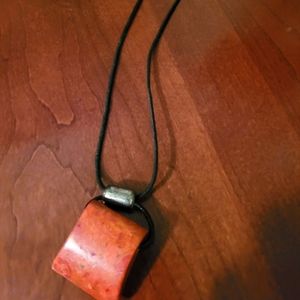 Silpada sterling silver & natural stone necklace 16". Excellent condition.